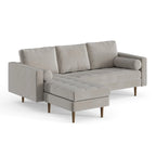 Bloomfield Performance Velvet Reversible Sectional