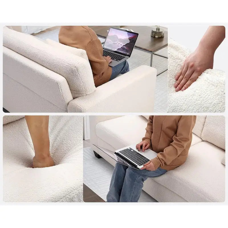 83 inch Oversized Loveseat Sofa Modern Couch with Deep Seat