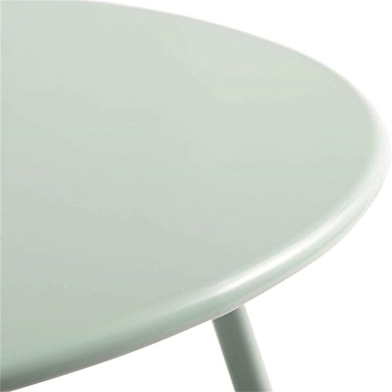 Small Round Metal Side Snack Table