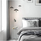 Small Round Metal Side Snack Table