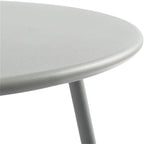 Small Round Metal Side Snack Table