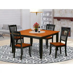  Kitchen Table Set Includes a Square Dining Table with Butterfly Leaf and Dining Chairs (Pieces Options)