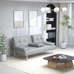 Sleeping Functional Sofa,Folding Sofa,Folding Bed,Leather