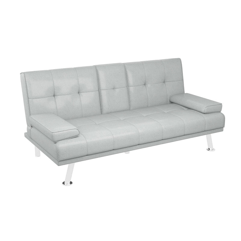 Sleeping Functional Sofa,Folding Sofa,Folding Bed,Leather